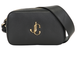 Varenne Camera Bag, Leather, Black, 3VHKHV, 3*